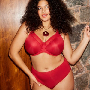 Elomi Smooth Red Slip